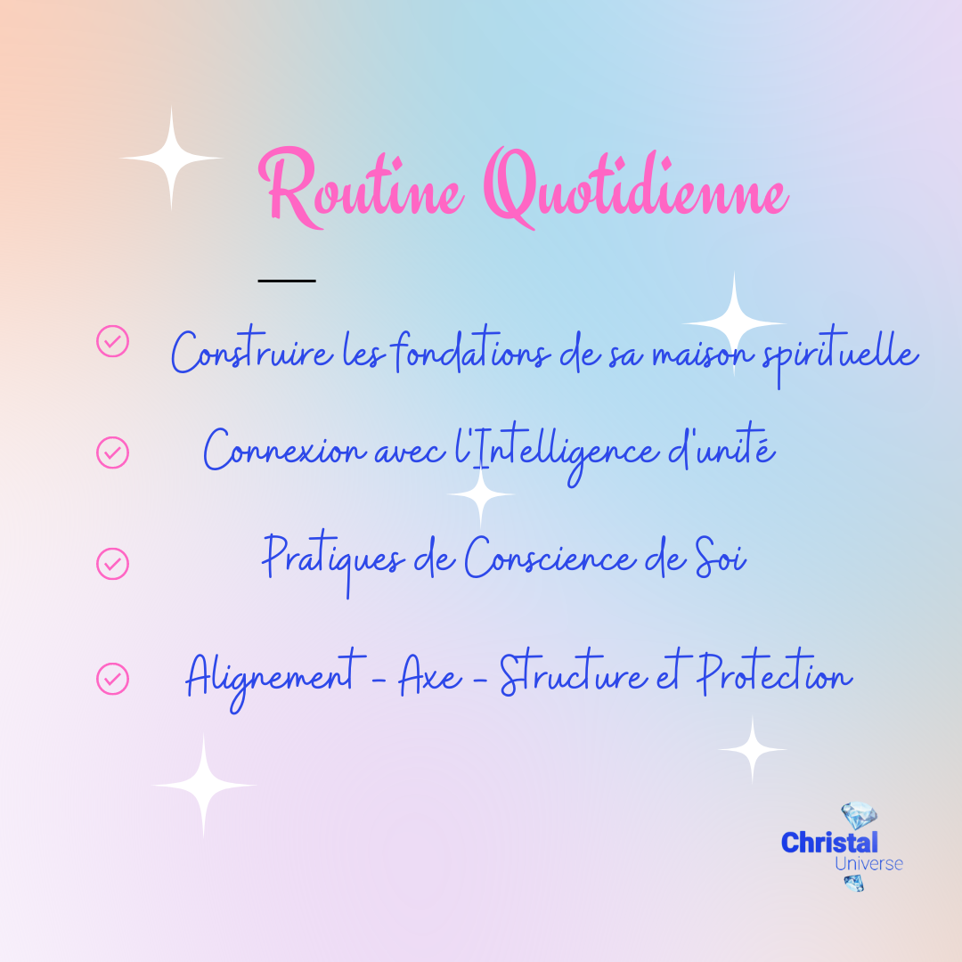 routine spirituelle quotidienne